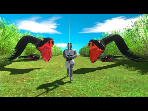 SURPRISE ATTACK OF THE BLACK MAMBA - Animal Revolt Battle Simulator