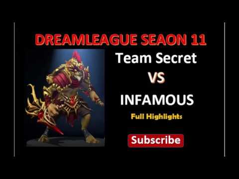 Team Secret Vs Infamous Full Highlights