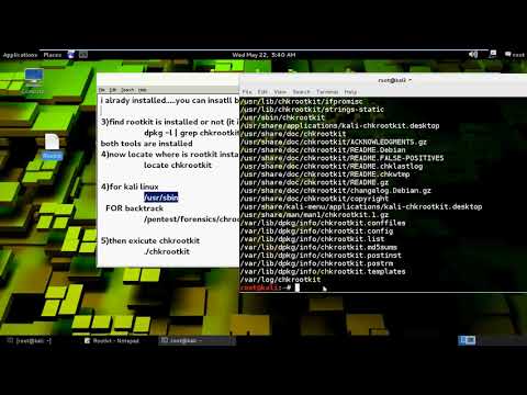 Detecting Rootkits in Kali linux