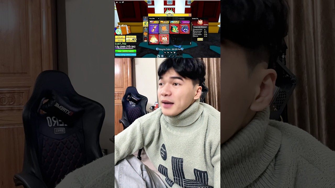 Chú Cũng Mạnh Nhưng Anh Rất Tiếc #roblox #bloxfruits #sangblu