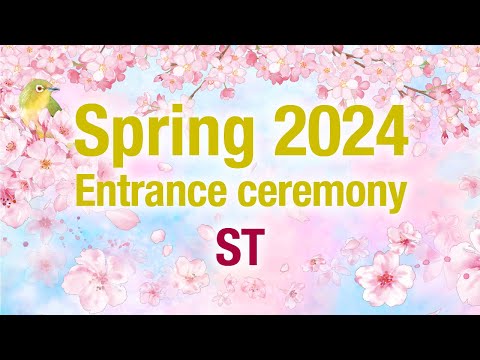 【ST】Ritsumeikan APU April 2024 Entrance Ceremony／【ST】 立命館アジア太平洋大学2024年4月入学式