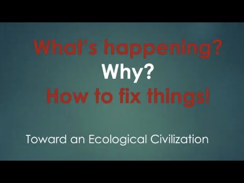 David Schwerin - Toward an Ecological Civilization