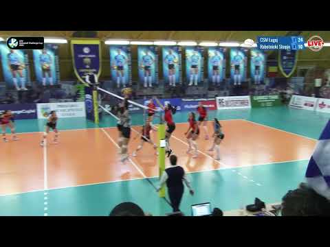 CSM Lugoj - România şi Rabotncki Skopje - Macedonia, meci din cadrul primului tur CEV Chalenge Cu…