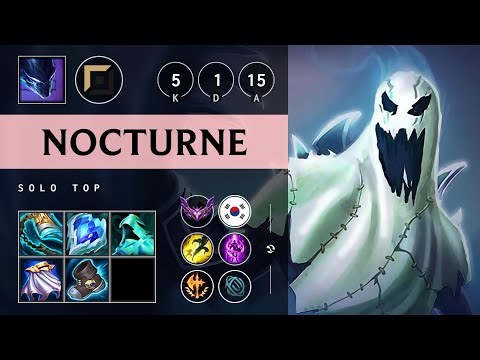 Nocturne Top vs Volibear: Super CC - KR Master Patch 14.24