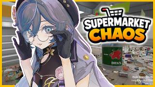 Supermarket Chaos│チル×お片付けは綺沙良にピッタリすぎるか🌜✨【綺沙良/にじさんじ】