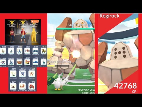 18 unique Regirock trio in cloudy