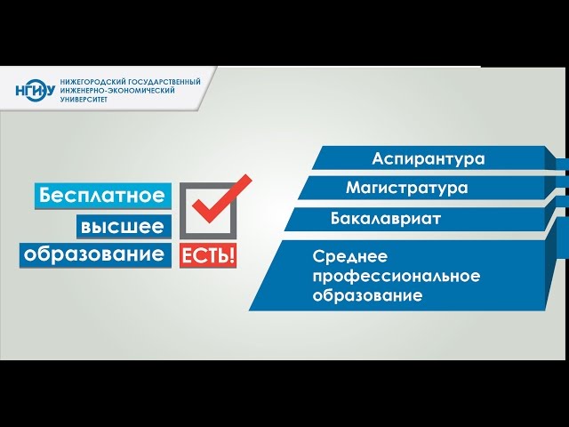 Nizhny Novgorod State Engineering and Economic University video #1