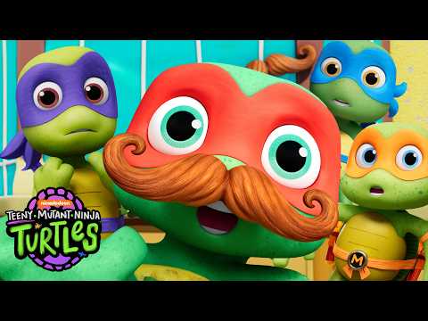 TEENY MUTANT NINJA TURTLES | Episode 7: Mustache Menaces 🥸 | Full Episode