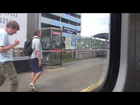 A Train Ride  on South Western Railway Class 444 014 From Southampton C to Eastleigh