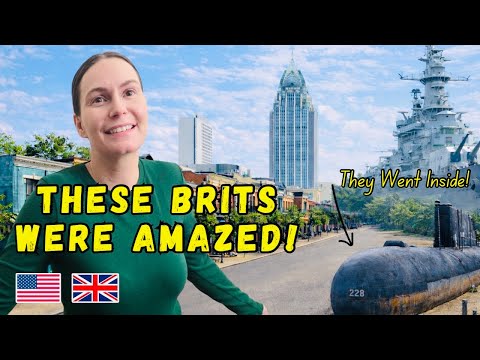 Brit Reacts to Brits in Alabama! They Go Inside a Submarine!