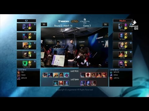 CJ vs NJE Game 3 Highlights - CJ ENTUS vs NAJIN E-MFIRE - Week 9 LCK Champions Korea Summer 2015
