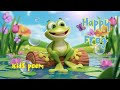 The Happy Little Frog Fun Nursery Rhyme For Kids Jump Splash Sing Along