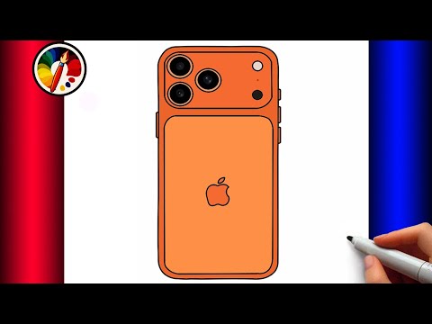 How to draw IPHONE 17 PRO MAX | Step by step
