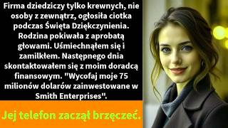 Firma dziedziczy tylko krewnych, nie osoby z zewnątrz, ogłosiła ciotka podczas Ś