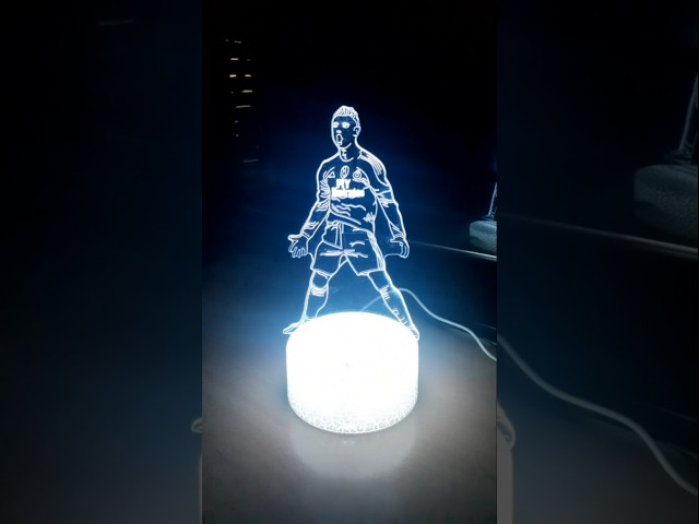 Vídeo relacionado con Mirror Magic Store University of Michigan Wolverines Lámpara LED de fútbol/luz nocturna para fanáticos del deporte - Licencia oficial - Personalizar gratis