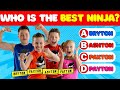 Ninja Kidz TV Quiz | How Well Do You Know Payton, Bryton, Ashton, and Paxton?