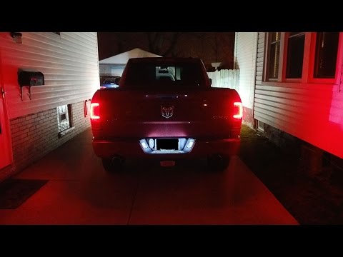 [OLED Neon Tube] 2009-2017 Dodge Ram 1500 2500 3500 Black LED Tail Lights