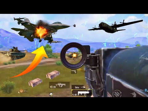 Destroyed Fighter jets and Tanks in payload pubg mobile 💥 Payload pubg new update 3.6