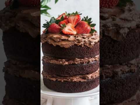 Chocolate cake Subscribe for more videos #youtubeshorts #foodmedia #yummy #tasty #delicious #dessert