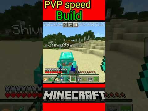 Minecraft PvP time fast build mobile 🤯#yessmartypie #shortvideo #minecraft