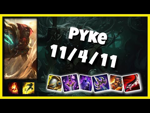 Pyke 11.1 Gameplay Challenger Replay S11 Support (11/4/11) - BR
