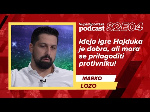 Lozo: Ideja igre Hajduka je dobra, ali mora se prilagoditi protivniku! - SuperSportske podcast S2E04
