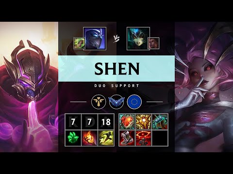 Shen Support vs Nami - EUW Diamond Patch 25.16