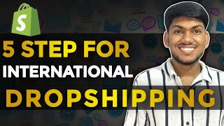 5 SIMPLE STEPS FOR STARTING INTERNATIONAL DROPSHIPPING | International Dropshipping in Hindi