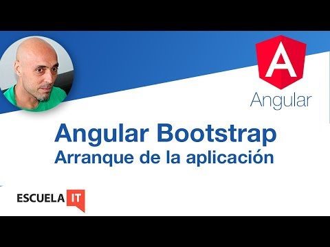 Angular Bootstrap arranque de aplicación Angular