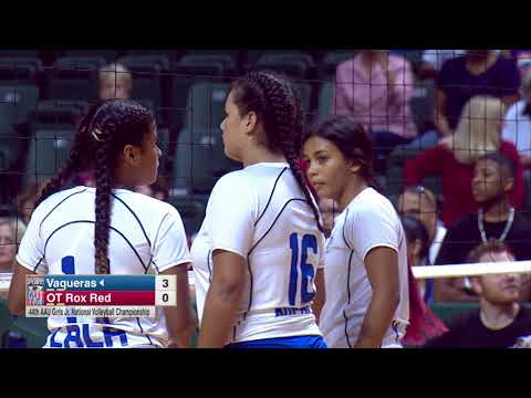 2017 AAU Volleyball Nationals - 12 Open Final (OT 12 Rox Red vs. Vaqueras 12-1)