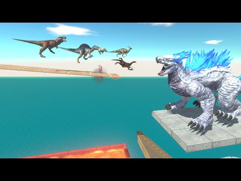 Broken Bridge Challenge – Don’t Fall into Lava!!! - Animal Revolt Battle Simulator
