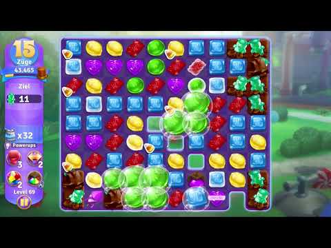 Wonka's World of Candy Level 69 no booster [Gameplay Walkthrough] [Zynga]