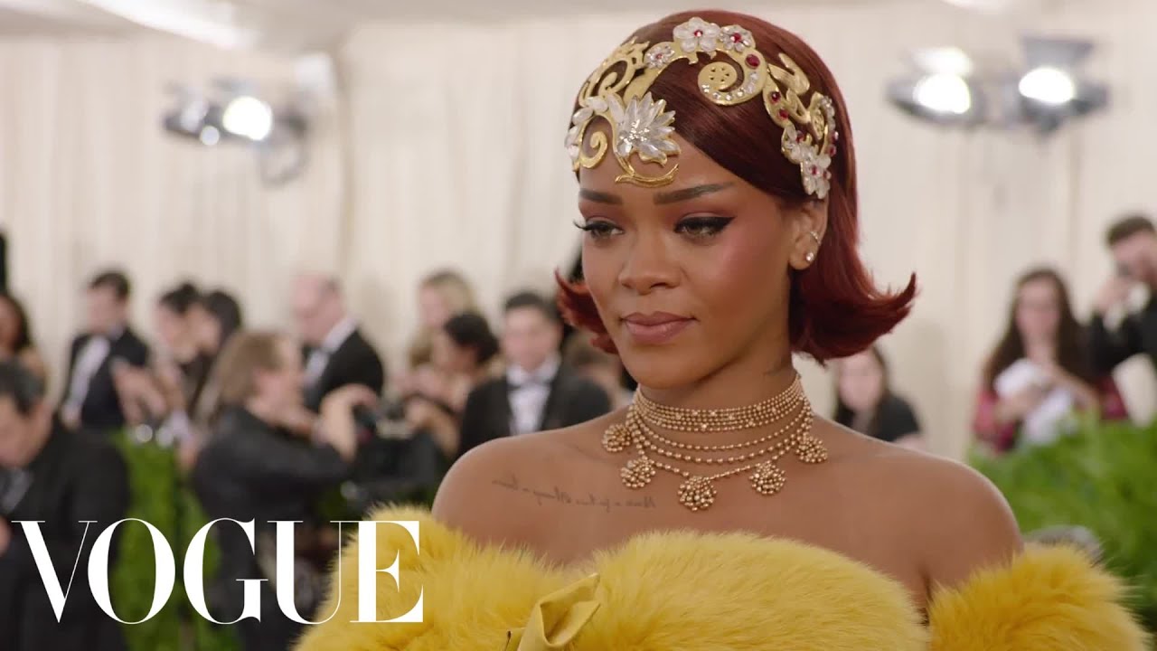 Rihanna at the Met Gala 2015 | China: Through the Looking Glass - YouTube