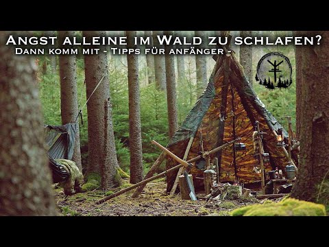 Solo Overnight - Angst alleine im Wald zu übernachten? Na dann komm mit über Nacht - Tipps -