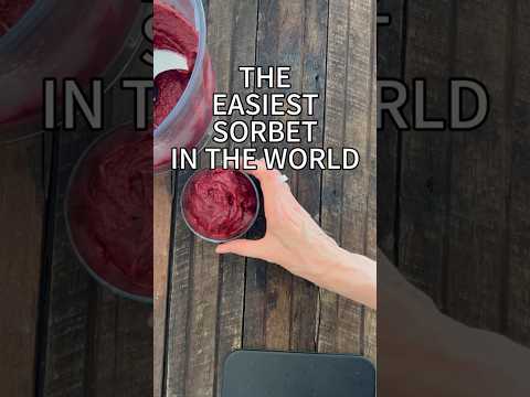 Worlds EASIEST Berry Sorbet #easy ✨ Just TWO ☝️ Ingredients