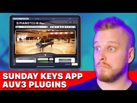 Use AUv3 in Sunday Keys App | How to load plugins in Sunday Keys App