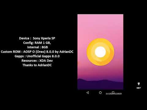 Android O for Sony Xperia SP