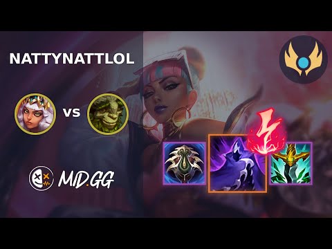 MID.GG: [ NattyNattLoL ] Qiyana JUNGLE vs Ivern | KR CHALLENGER | LOL Season 2025