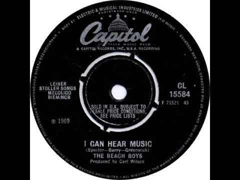 UK New Entry 1969 (40) The Beach Boys - I Can Hear Music