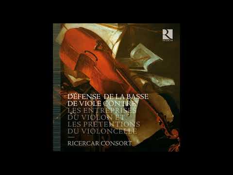 Défense de la basse de viole Ricercar Consort, 2010