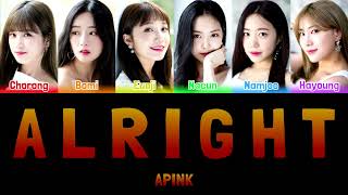 APINK - A L R I G H T [Colour Coded Lyrics Han/Rom/Eng]