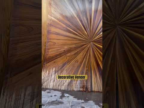 Board brown decorative wood veneer, for furniture, thickness...