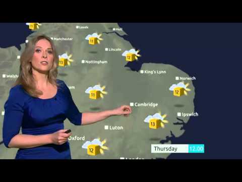 Thursday weather: Scattered showers to areas north of the Midlands