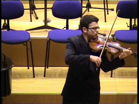 Bach Violin Sonata No 2 Andante,Jonian Ilias Kadesha 17 years old