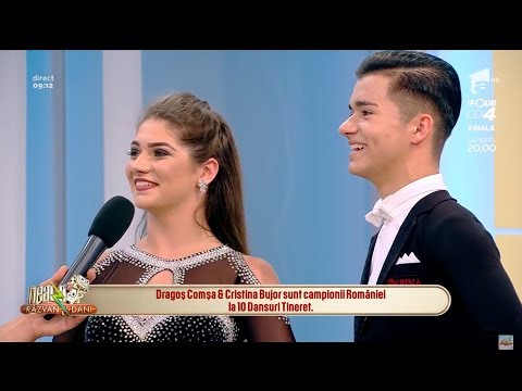 Dragoș Comșa și Cristina Bujor sunt campionii României la 10 Dansuri Tineret