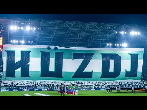 Ferencváros - Panathinaikos koreográfia