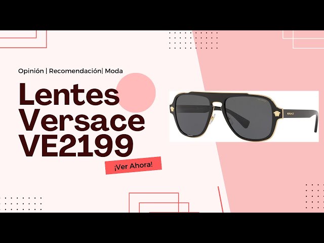Vídeo relacionado con Versace Hombre VE2199 56 Gafas de Sol 56mm - Multicolor (Mehrfarbig), 57