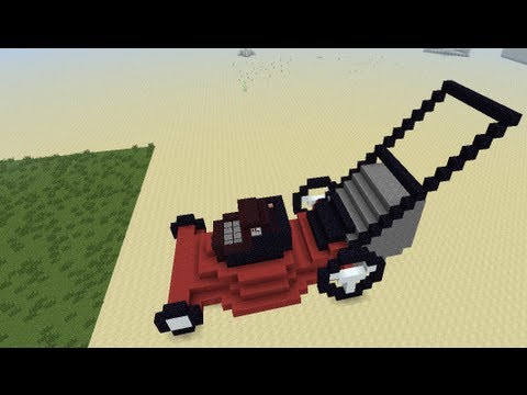 Redstone Lawn Mower in Minecraft