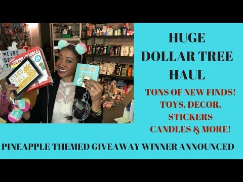 Huge Dollar Tree 🌳 Haul~Tons of Amazing New Finds Succulents, Decor, Stationery, Candles Toys &More
