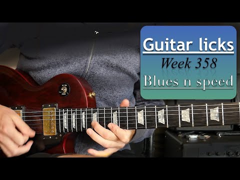 Smooth and fast blues scale lick - Lick Friday Week 358